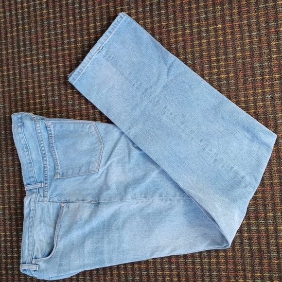 Y2K Diamond Supply Relaxed Button Front Denim Jeans Relax Baggy Size 38x34 Men's - Picture 1 of 10